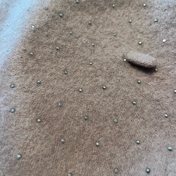 NWT Chicos Rhinestone Knit Beret ! Venetian Pink! One size! - Picture 7 of 10